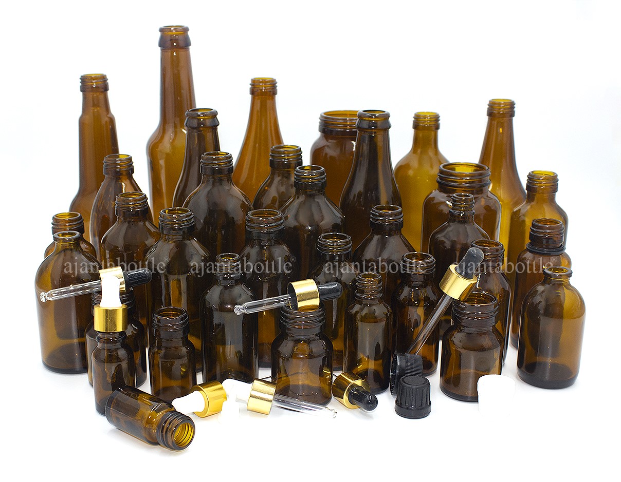 Amber Glass Bottles